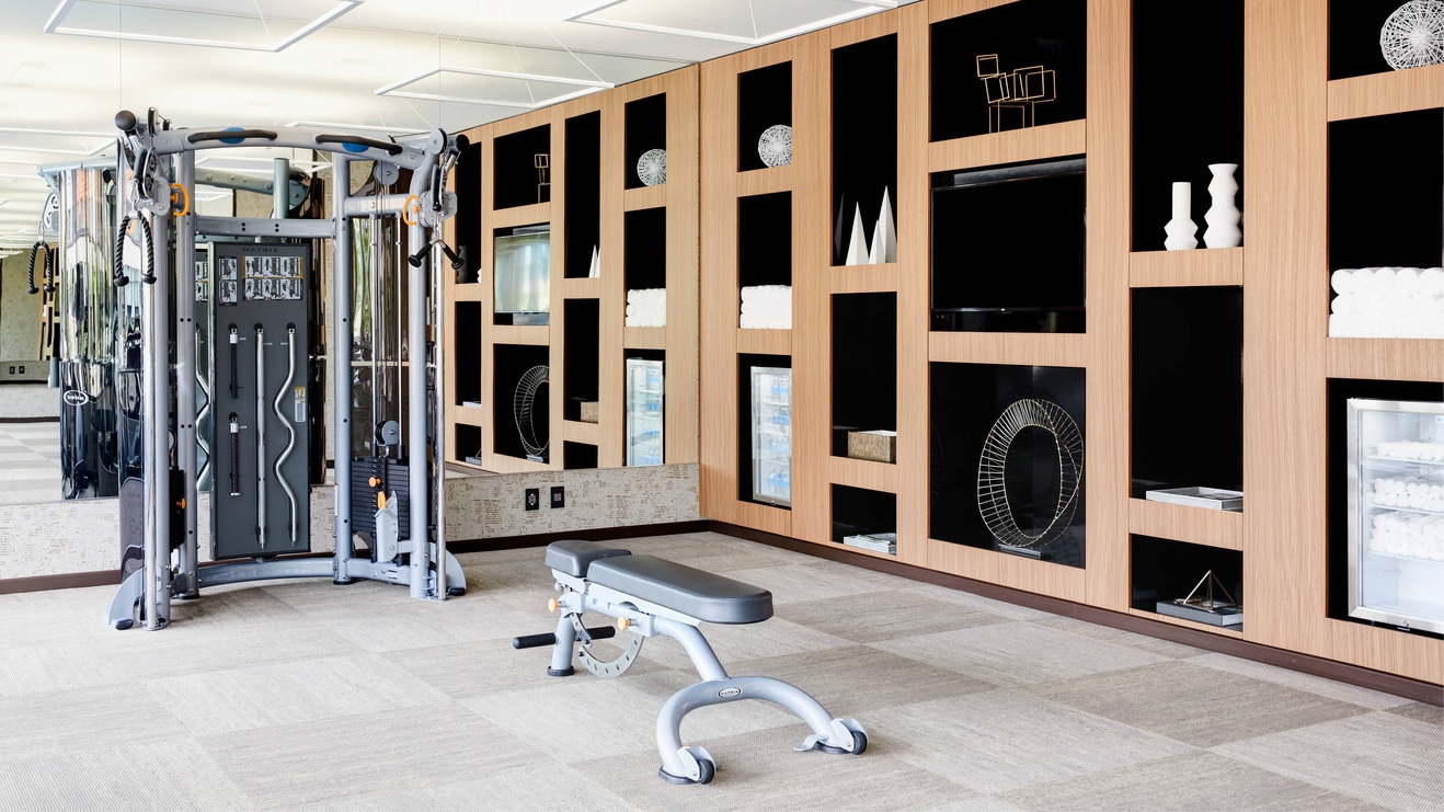 Hotel gym and fitness facilities at AC Hotel