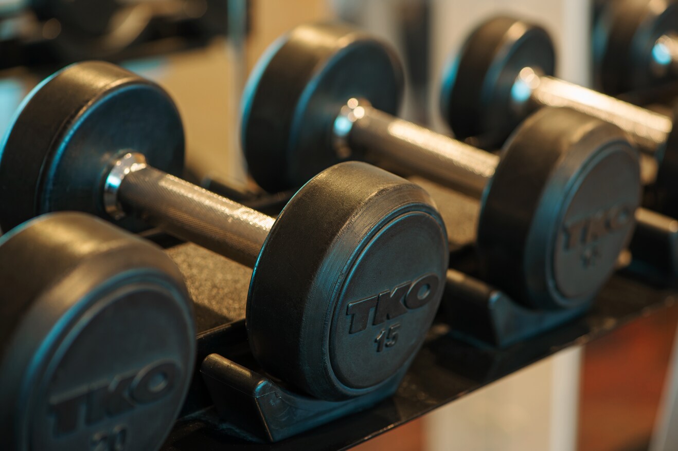 Hotel gym and fitness facilities at Four Points Hotel