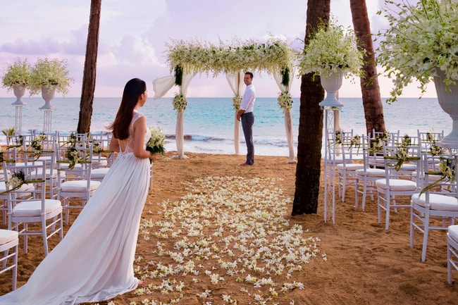 海滩婚礼庆典