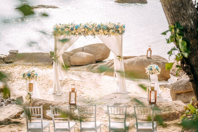 海滩婚礼  