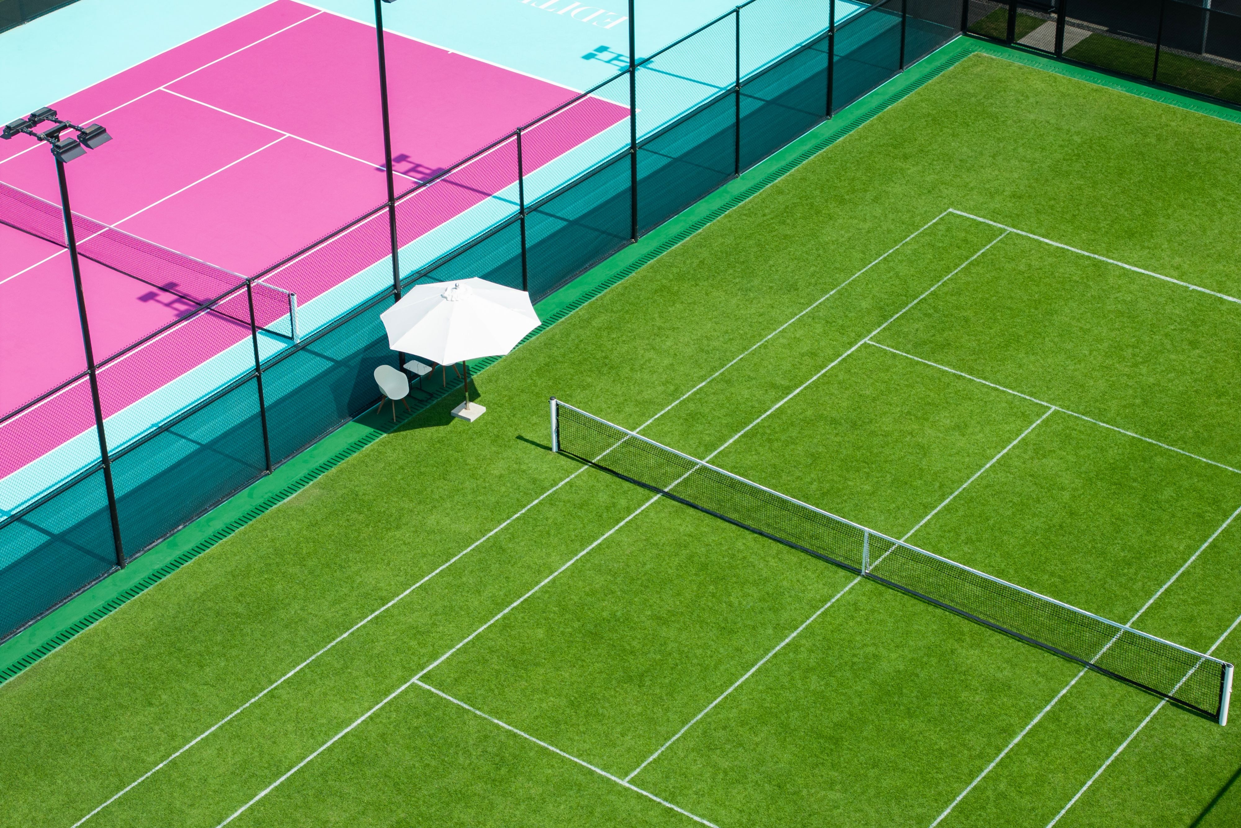 Grass Tennis Court