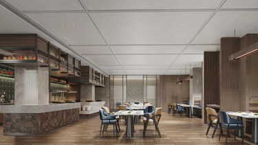 酒店餐厅用餐区