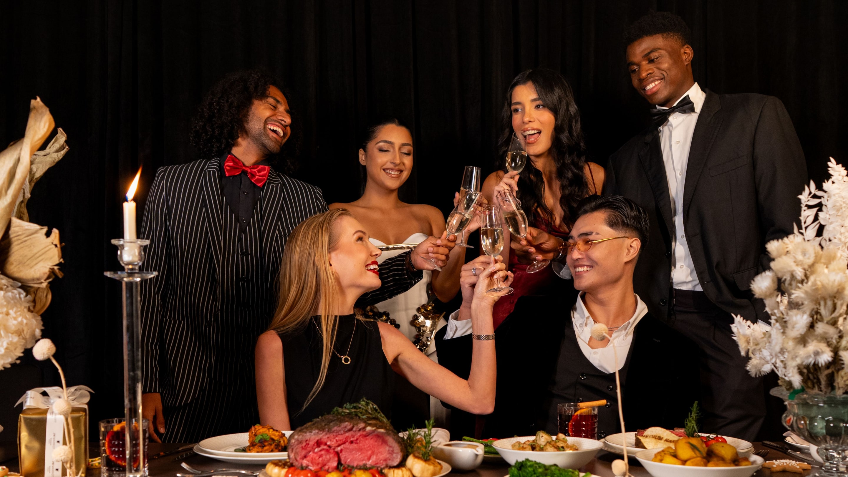Group Festive Celebration