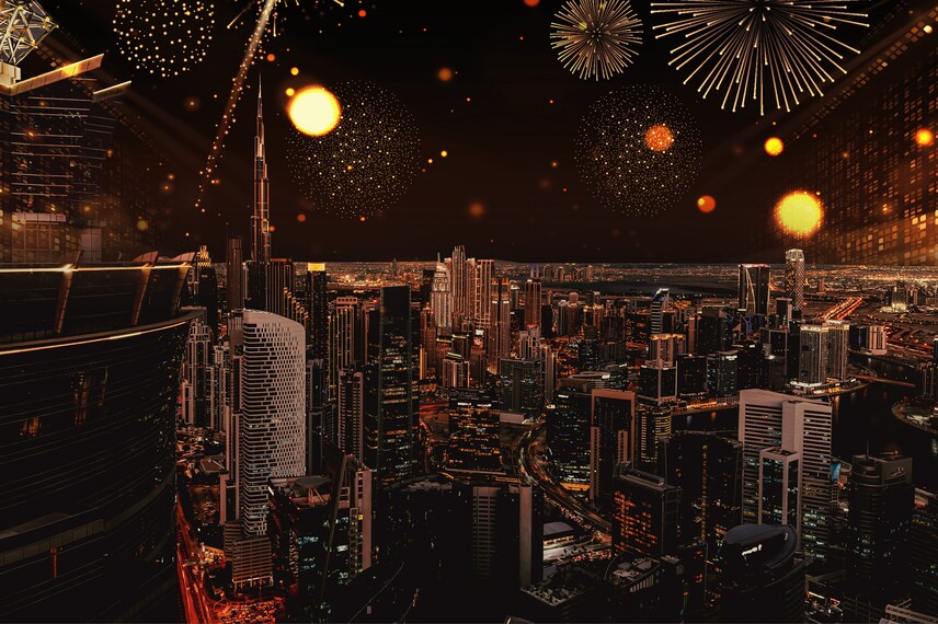 Vault 厅跨年夜烟花图片 