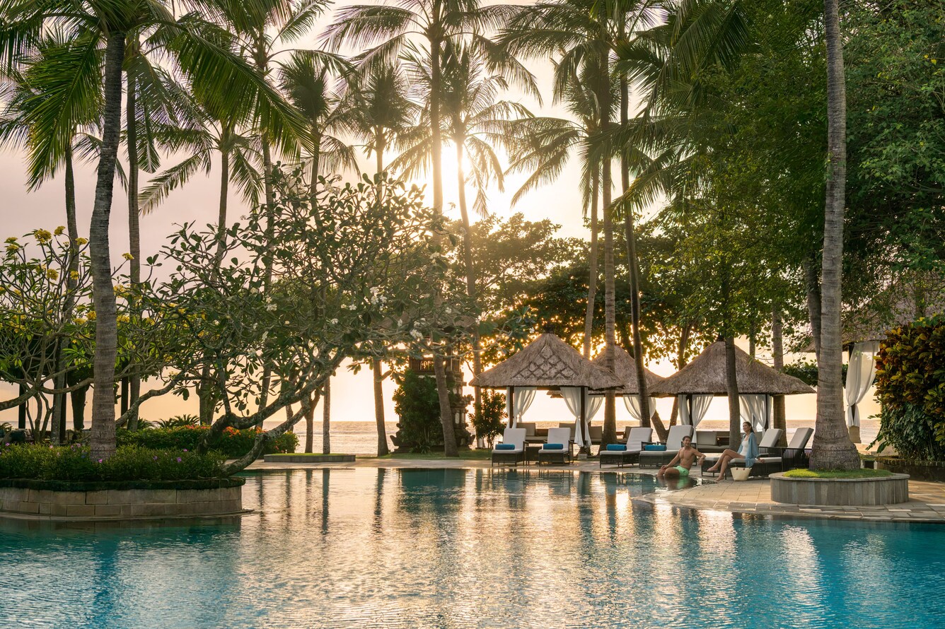 Couple Lagoon Pools