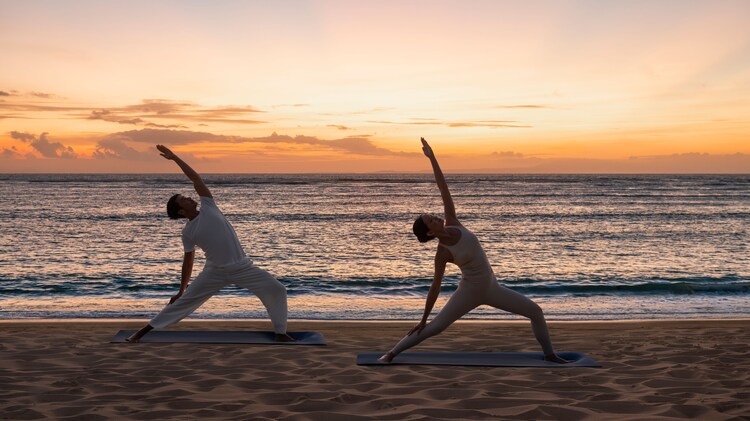 Couple Yoga Session