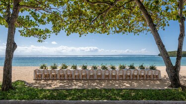 Long Table Beachfront Wedding