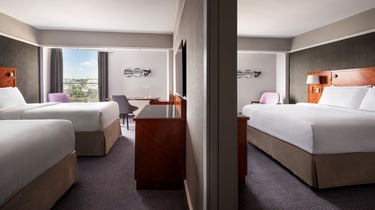 Connecting Standard Guest Room king and twin beds