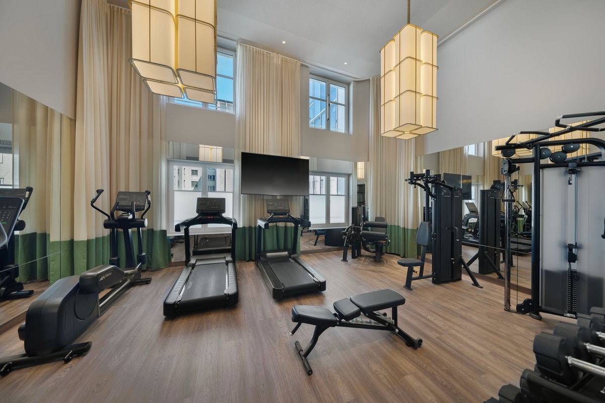 Fitness studio at Sheraton Grand Salzburg