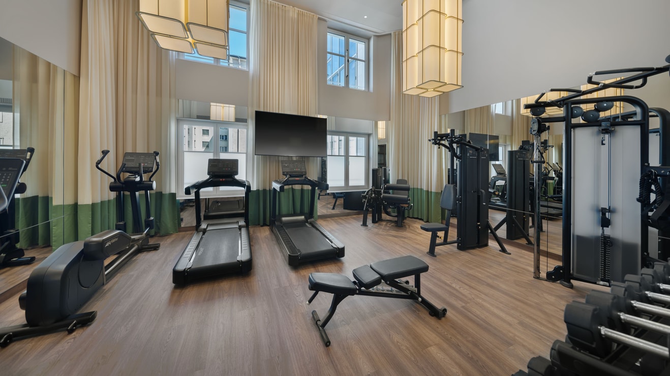 Fitness studio at Sheraton Grand Salzburg