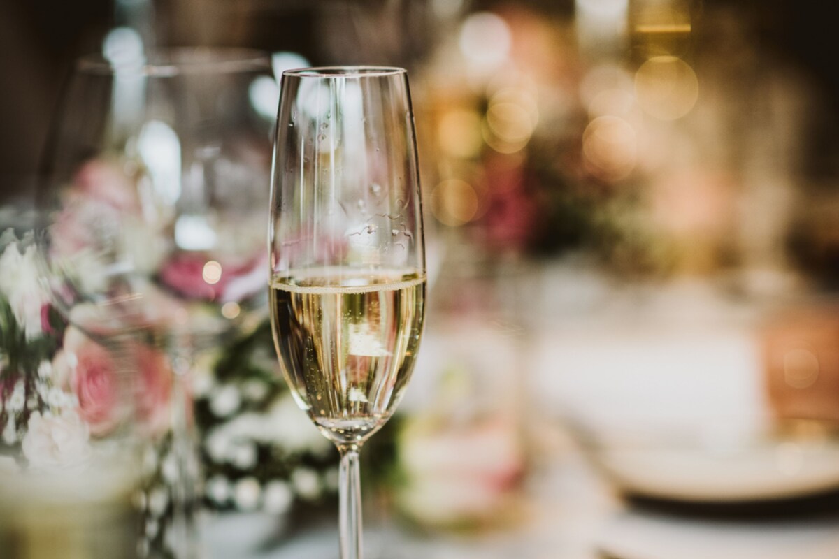 Wedding dinner table