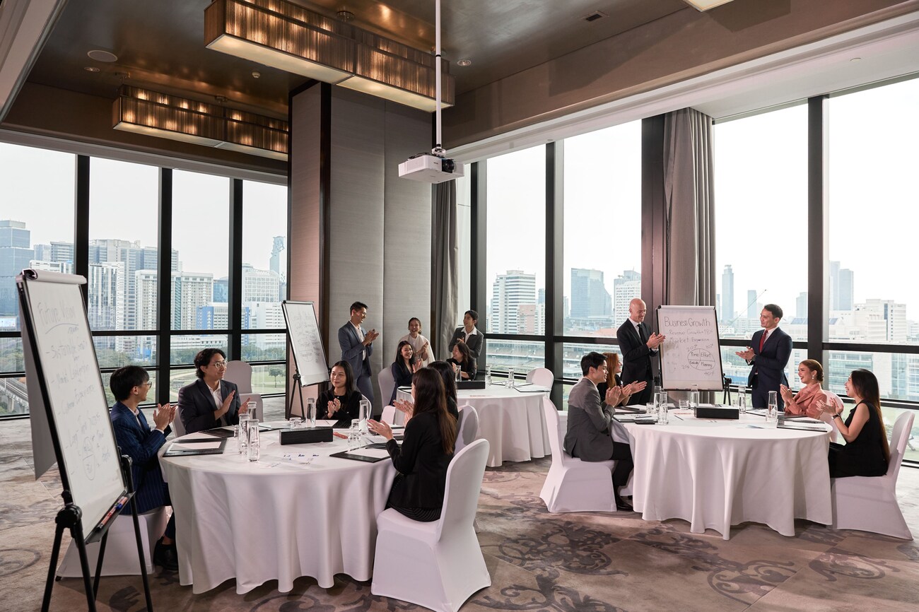 Meetings, elevated at The St. Regis Bangkok.