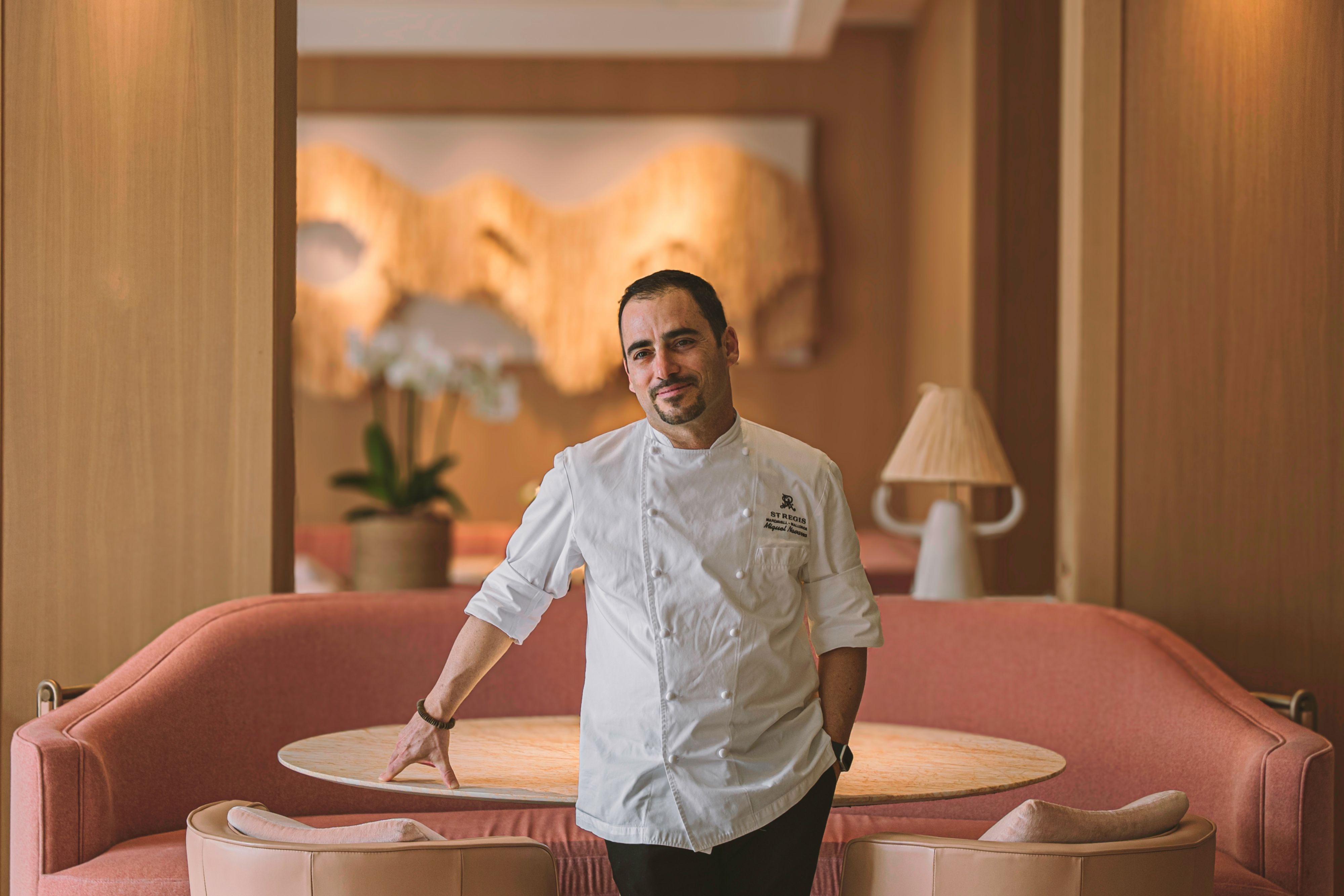 The acclaimed chef Miguel Navarro